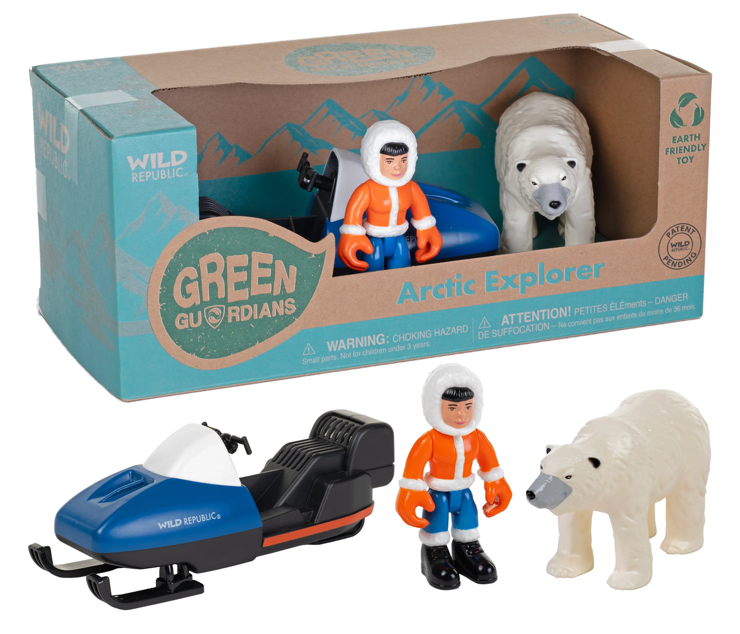 Ensemble de jeux en bioplastique ours polaire