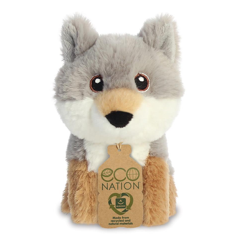 Eco Nation mini loup 13 cm