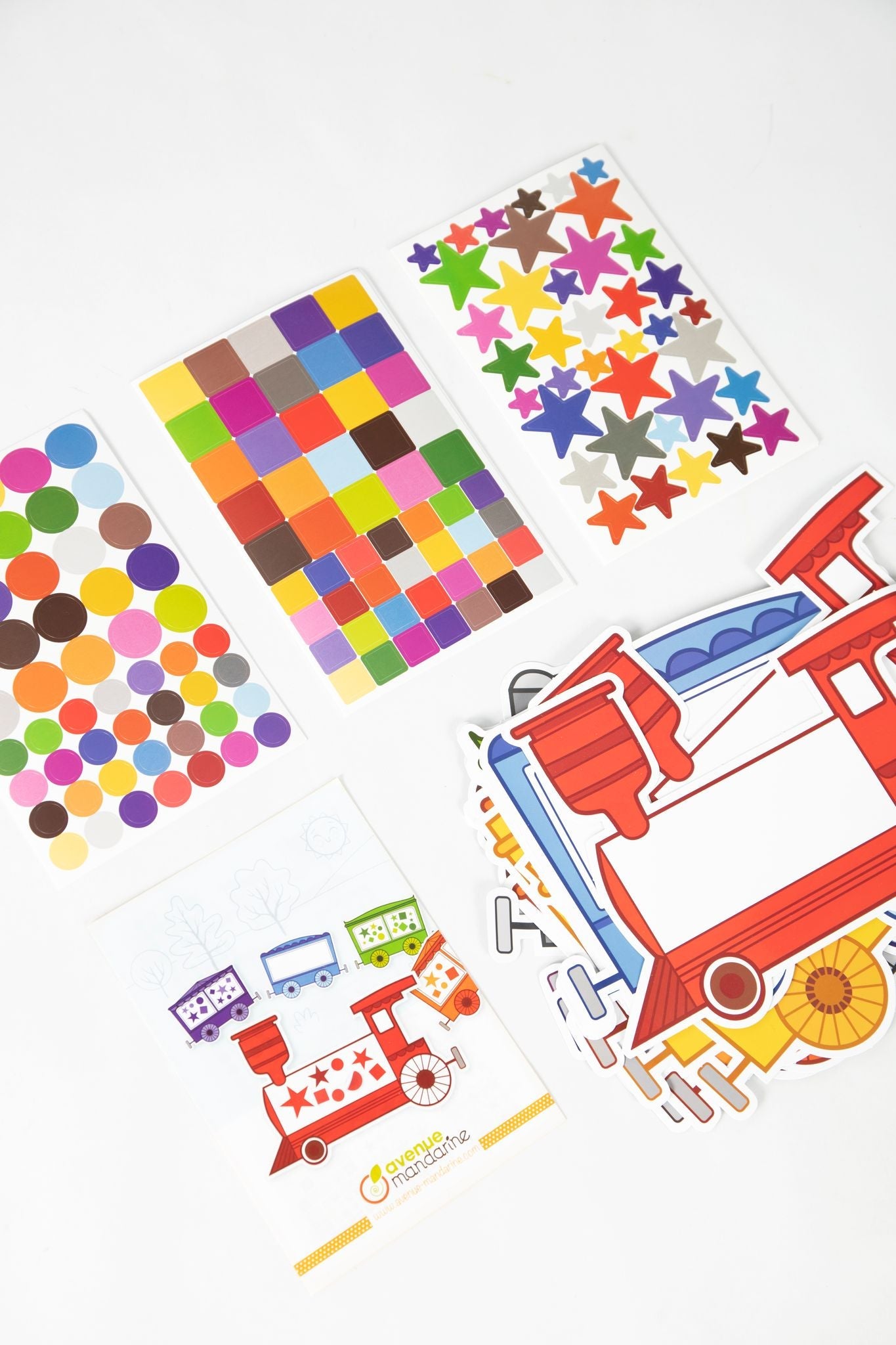 Boîte créative, Educativ' Stickers, Tri de couleurs