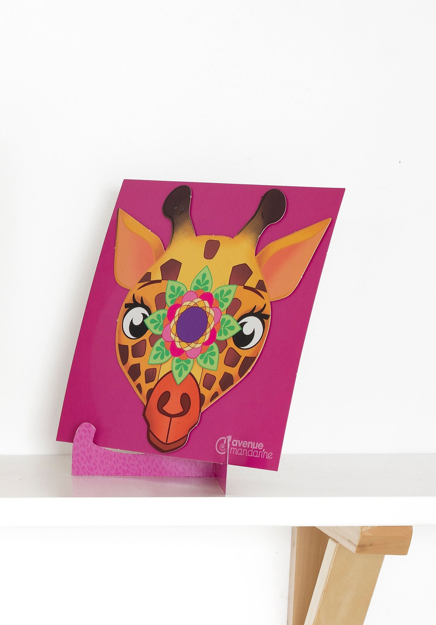 Boîte créative, Mandala animaux à gratter