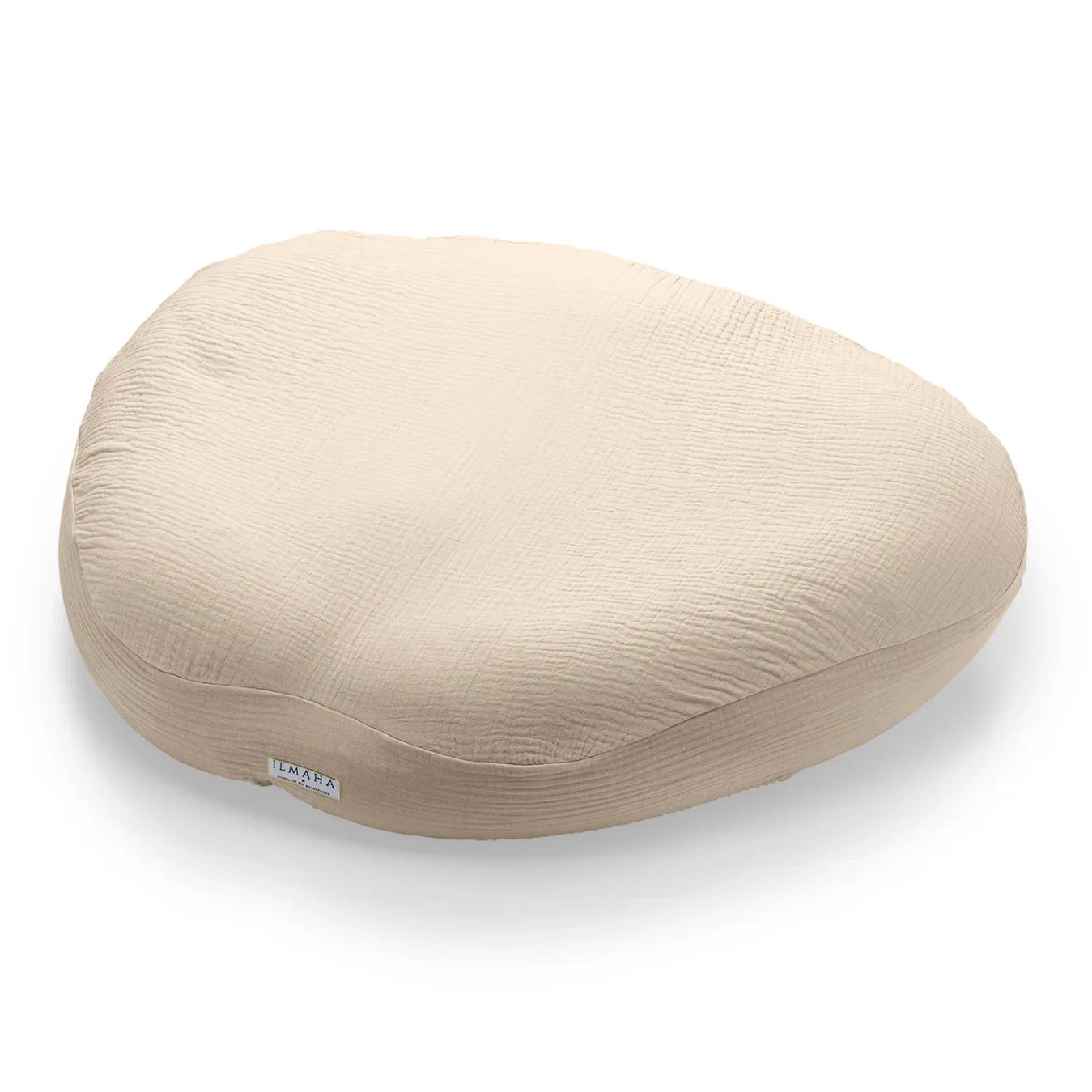 Housse Relax pour coussin d'allaitement jumeaux en mousseline | Champagne