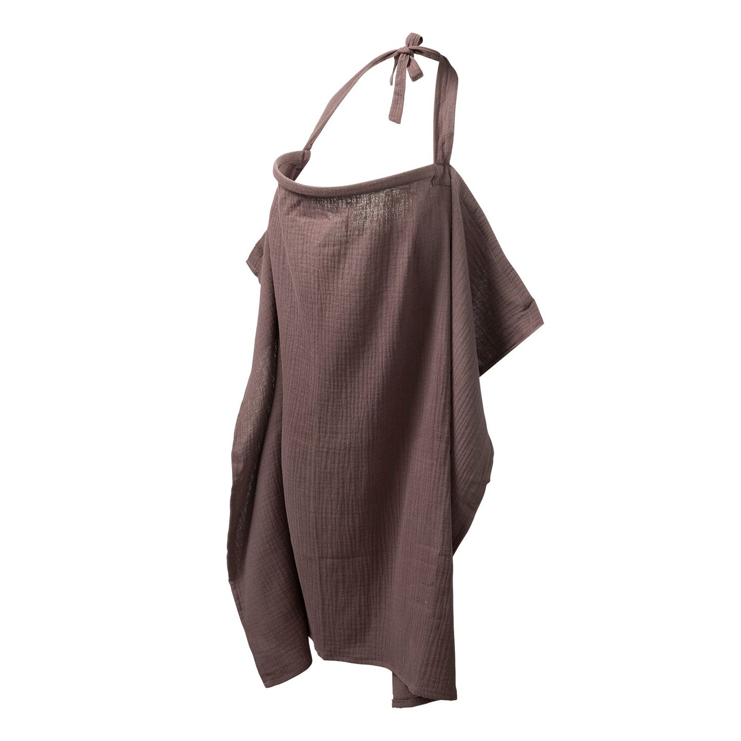 Châle d’allaitement uni | Marron