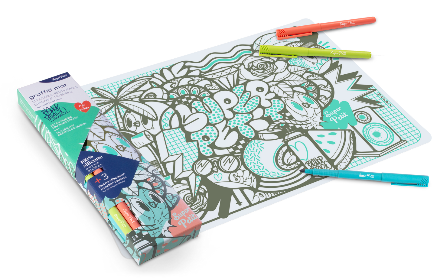 set à colorier Street Art