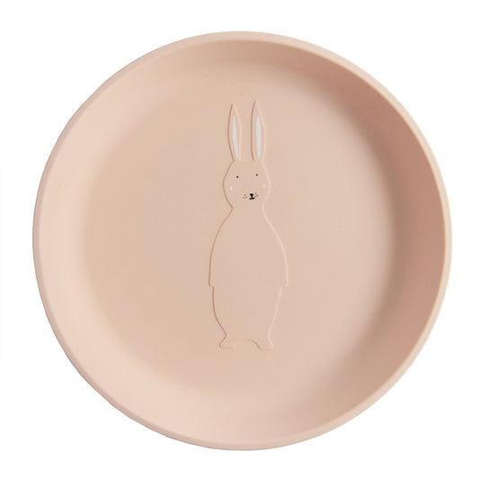 Assiette en silicone - Mme, Lapin