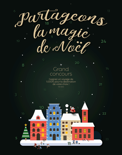 - Calendrier de l’Avent XXL - Noël MAGIQUE (découvrez un concept unique) -