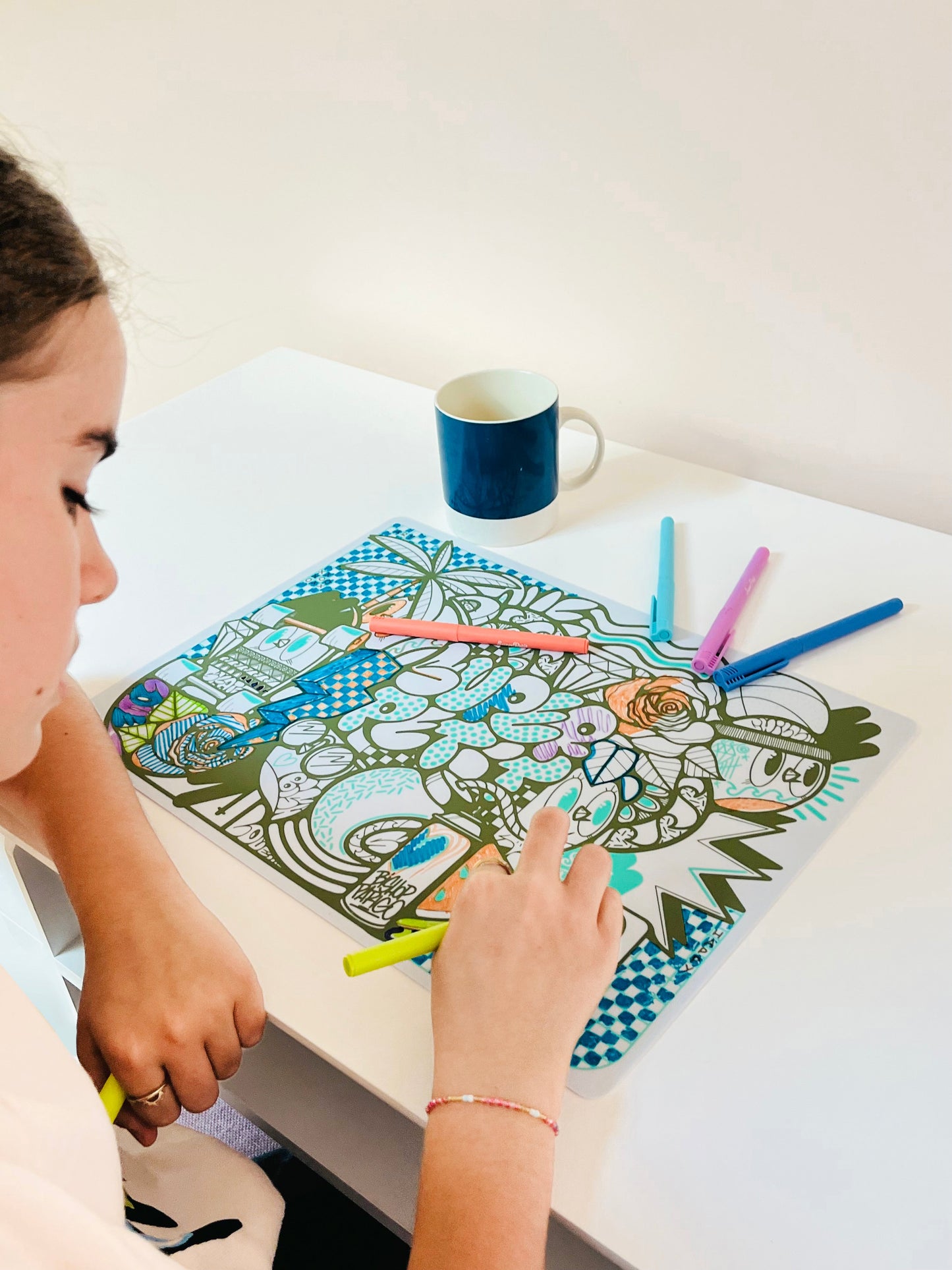 set à colorier Street Art