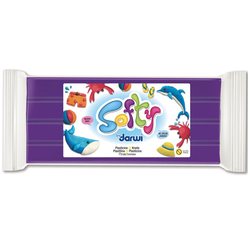 Softy - Pâte à modeler 500g, Violet