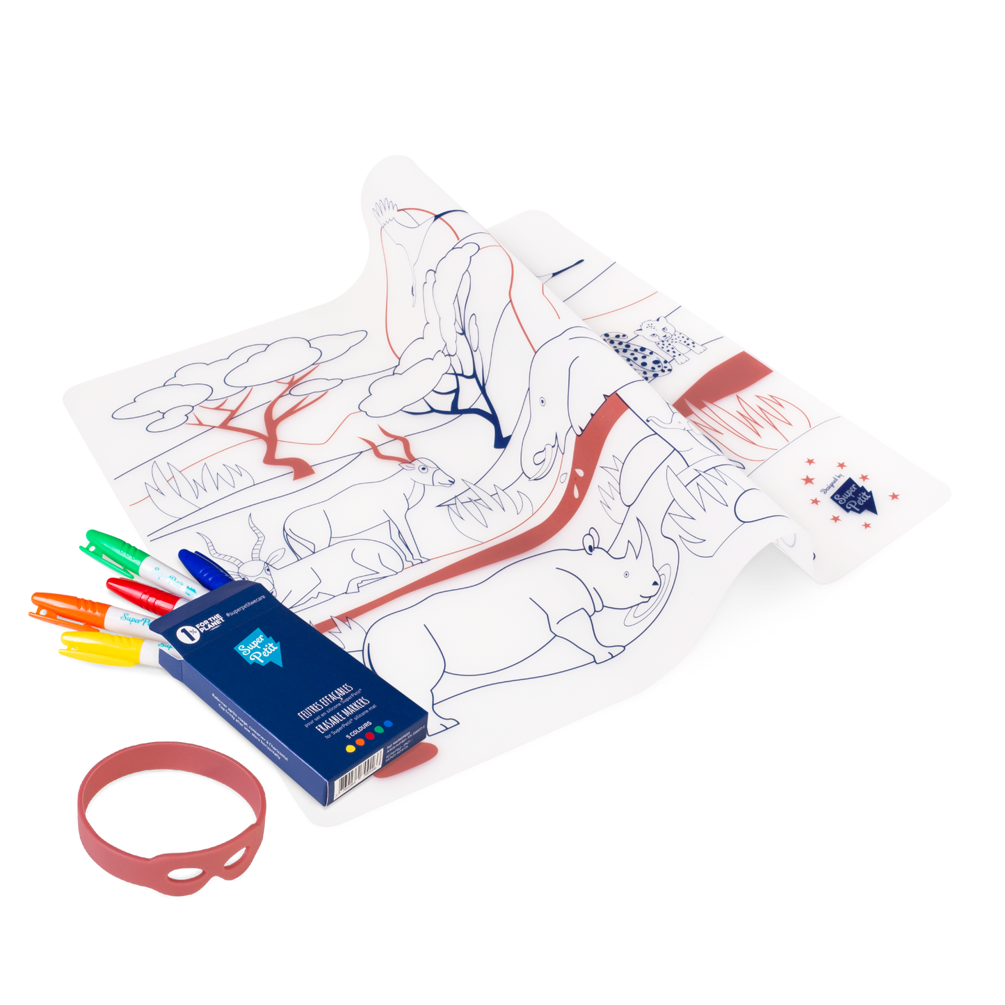 set à colorier - La savanne