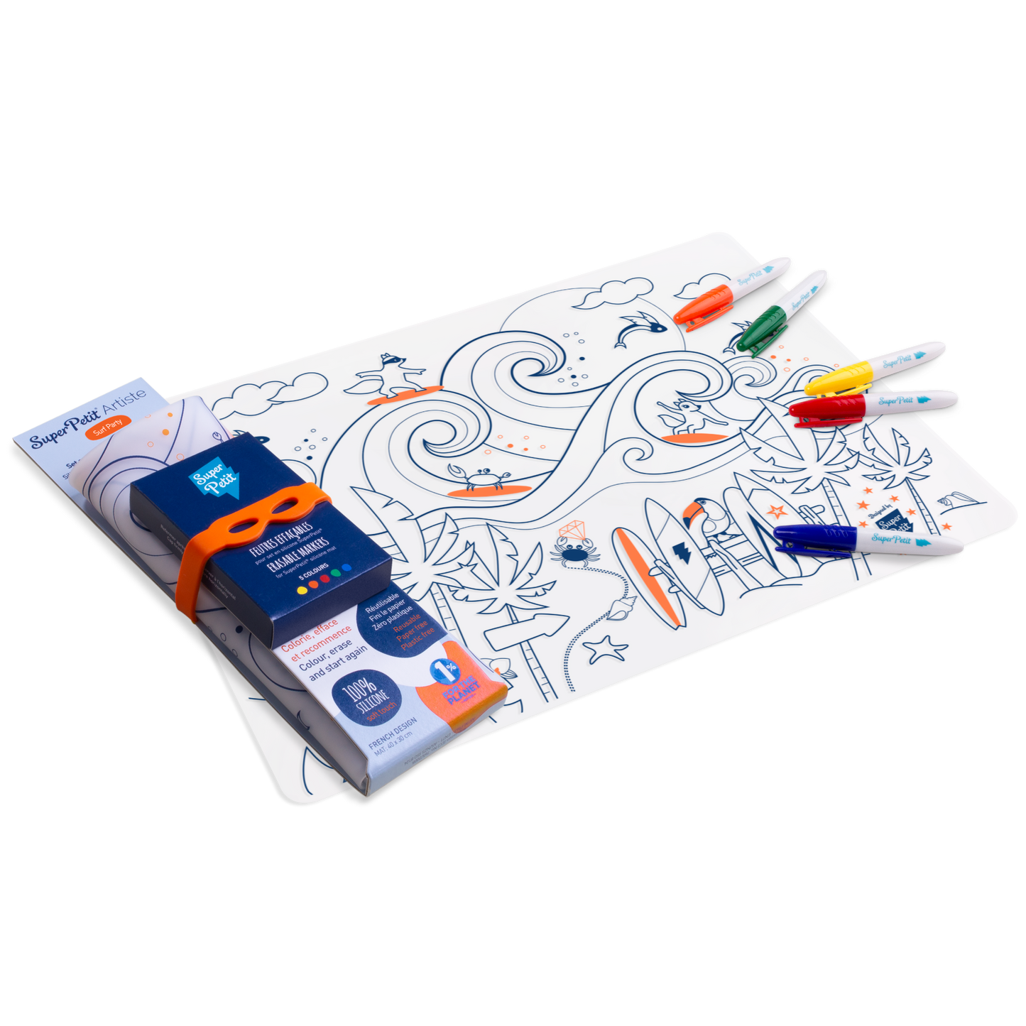 Set à colorier - Surf